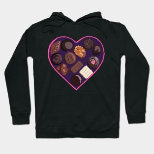 Heart Shaped Box of Chocolates Hoodie